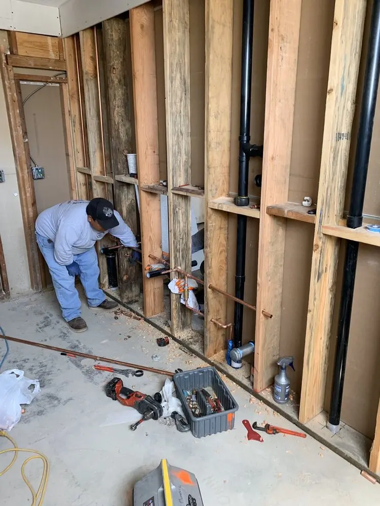 Commercial rough-in plumbing for Gas Line Repair in Country Acres